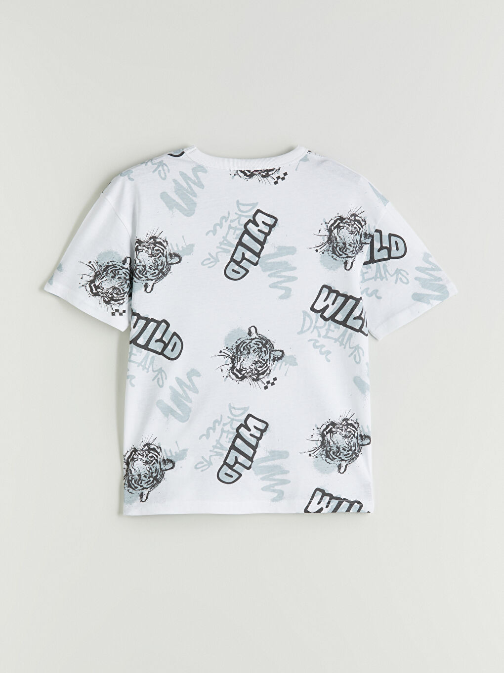 LCW Kids Crew Neck Printed Short Sleeve Boys' T-Shirt -S5HG36Z4-LRW