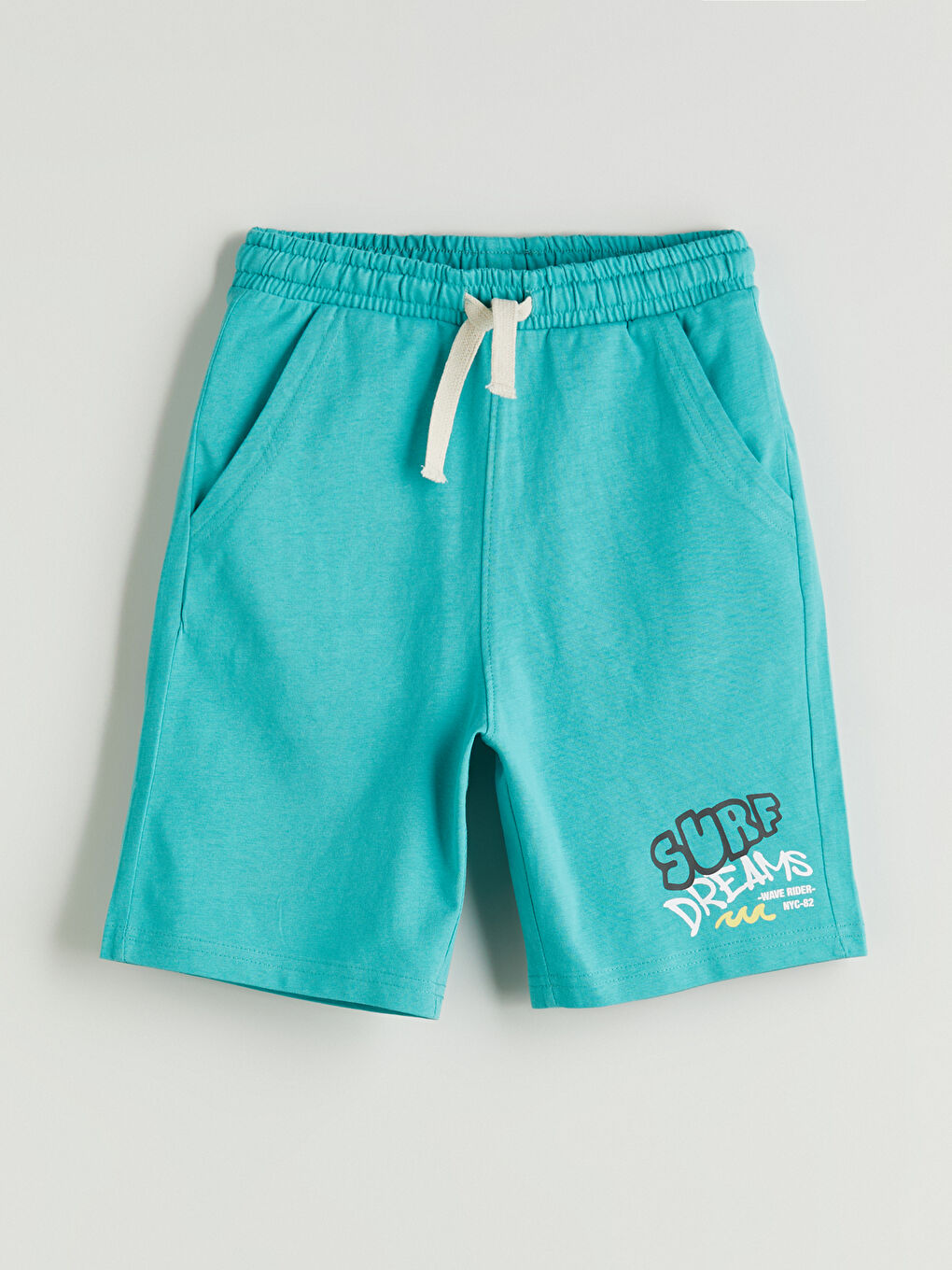 Crew Neck Printed Boys' T-Shirt and Shorts 2 Pack Set -S5HG48Z4-Q6K