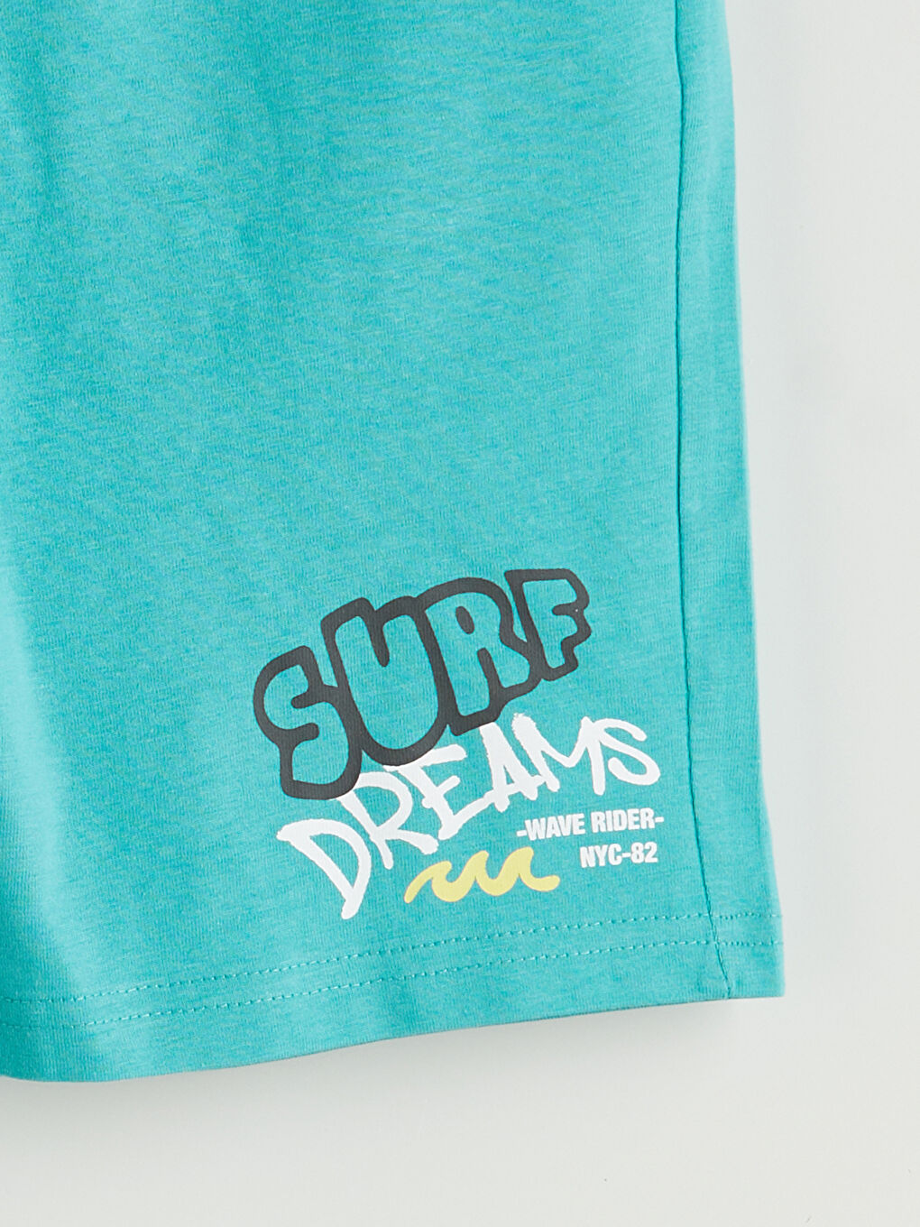 Crew Neck Printed Boys' T-Shirt and Shorts 2 Pack Set -S5HG48Z4-Q6K