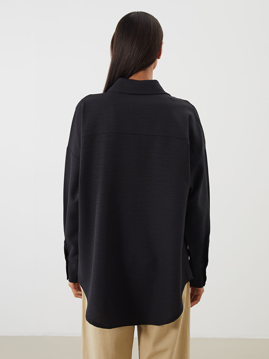 Tunique Chemise Oversize pour Femmes-3