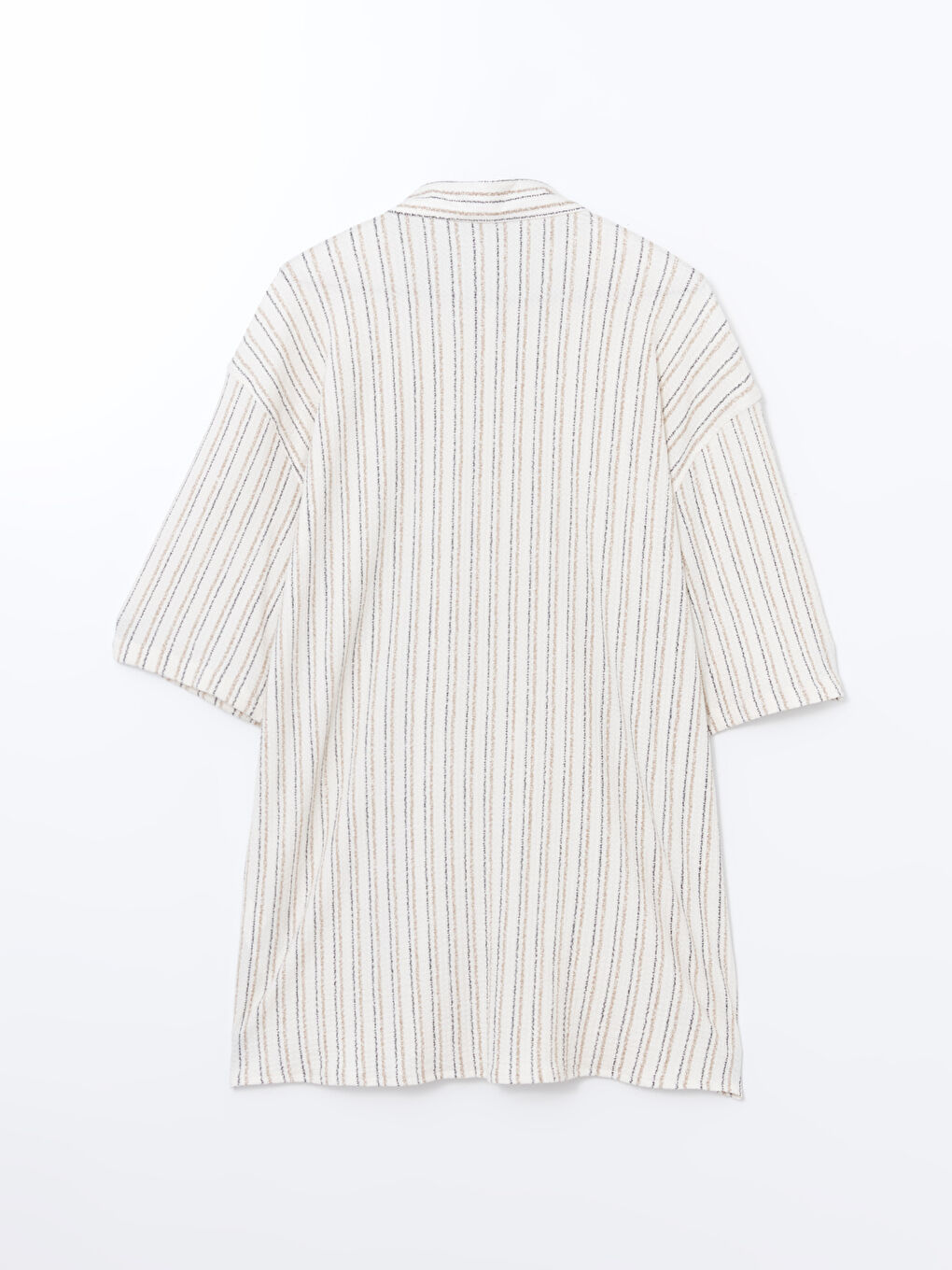 Regular Fit Short Sleeve Striped Men's Shirt-9