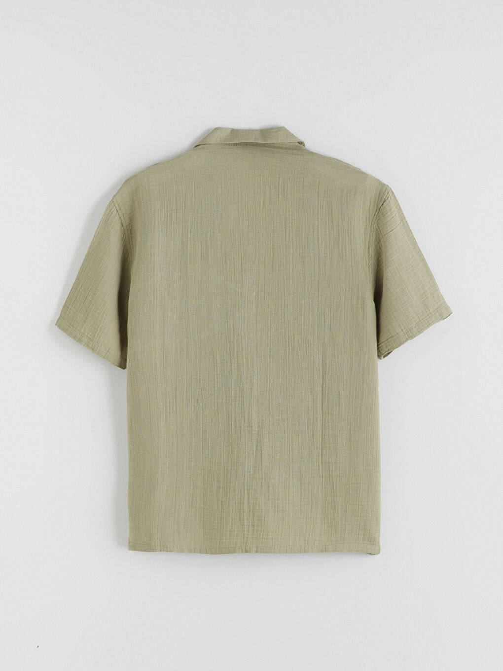 Standard Fit Cotton Short Sleeve Men's Shirt-1