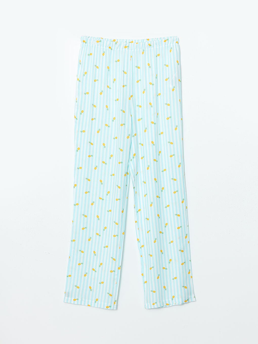 Crew Neck Printed Women's Pajamas Set -S5HG72Z8-LQK