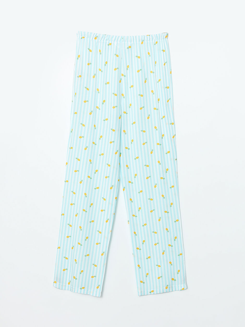 Crew Neck Printed Women's Pajamas Set -S5HG72Z8-LQK