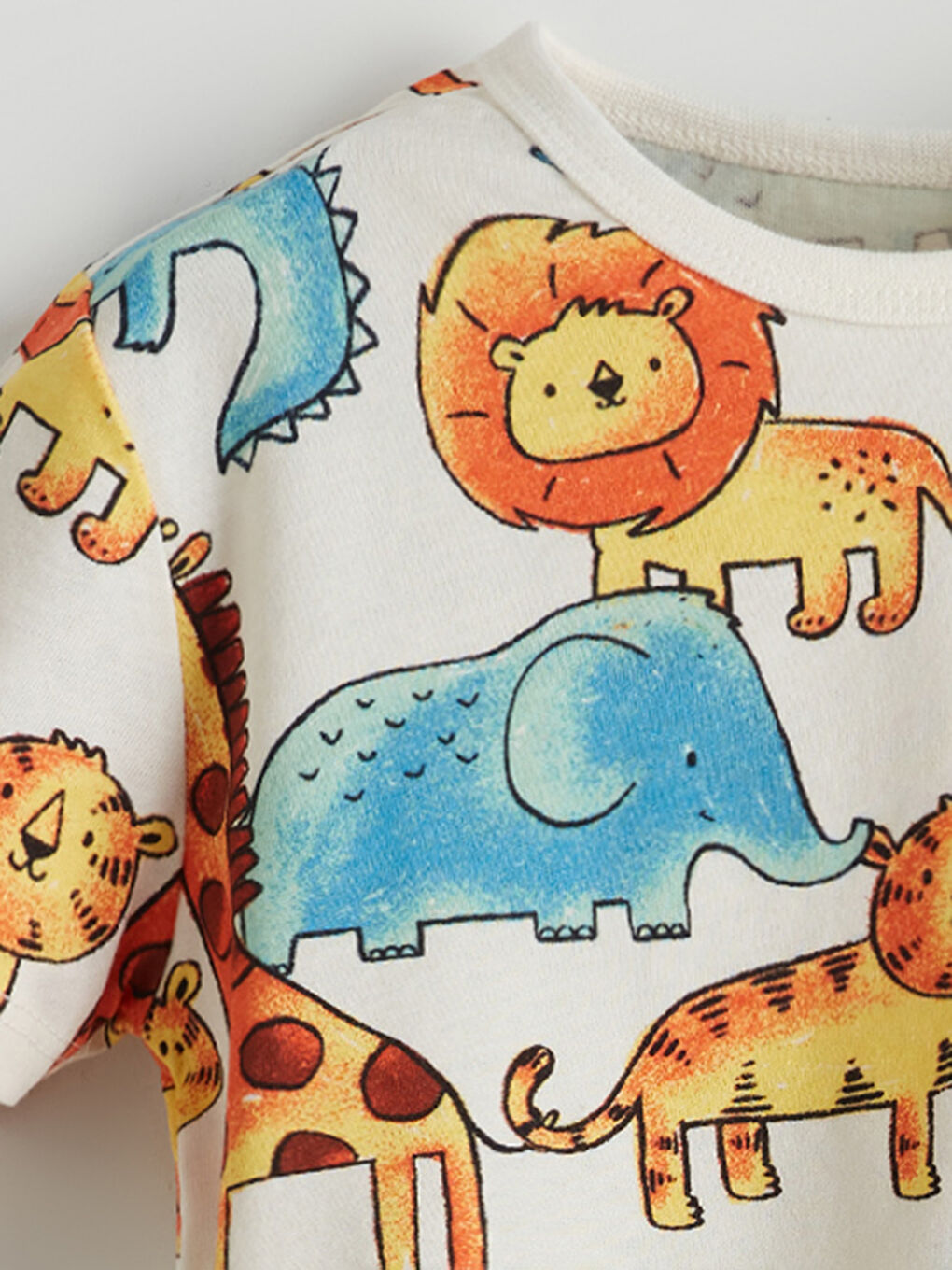 Crew Neck Printed Baby Boy'S Pajama Set 2-Pack -S5HG84Z1-FDU