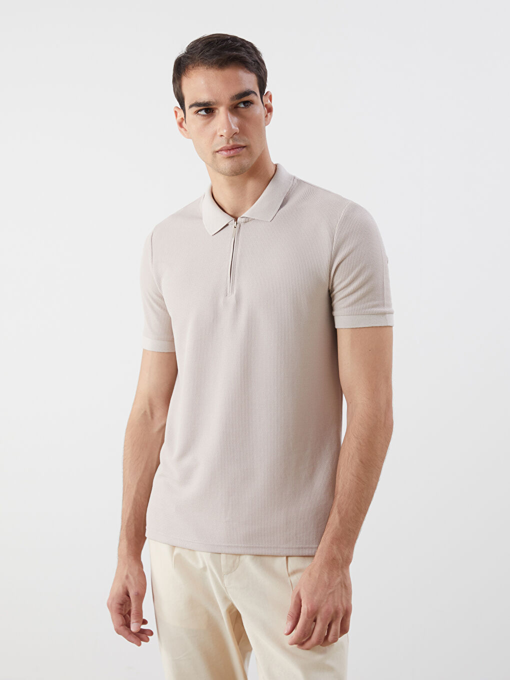 T-shirt pour Hommes en Jersey à Col roulé