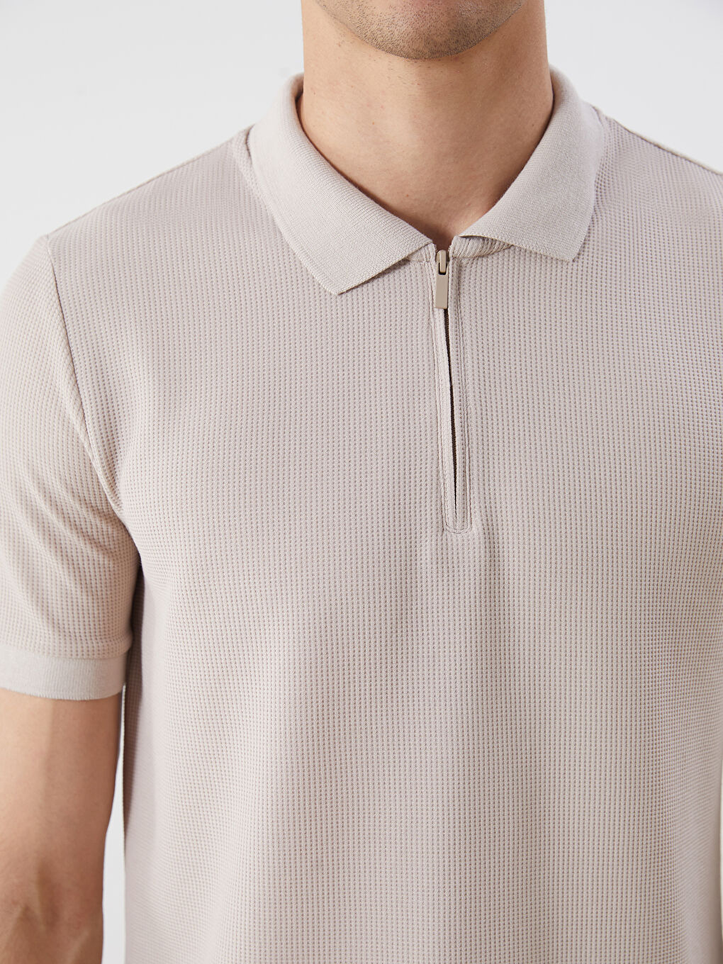 T-shirt pour Hommes en Jersey à Col roulé-2