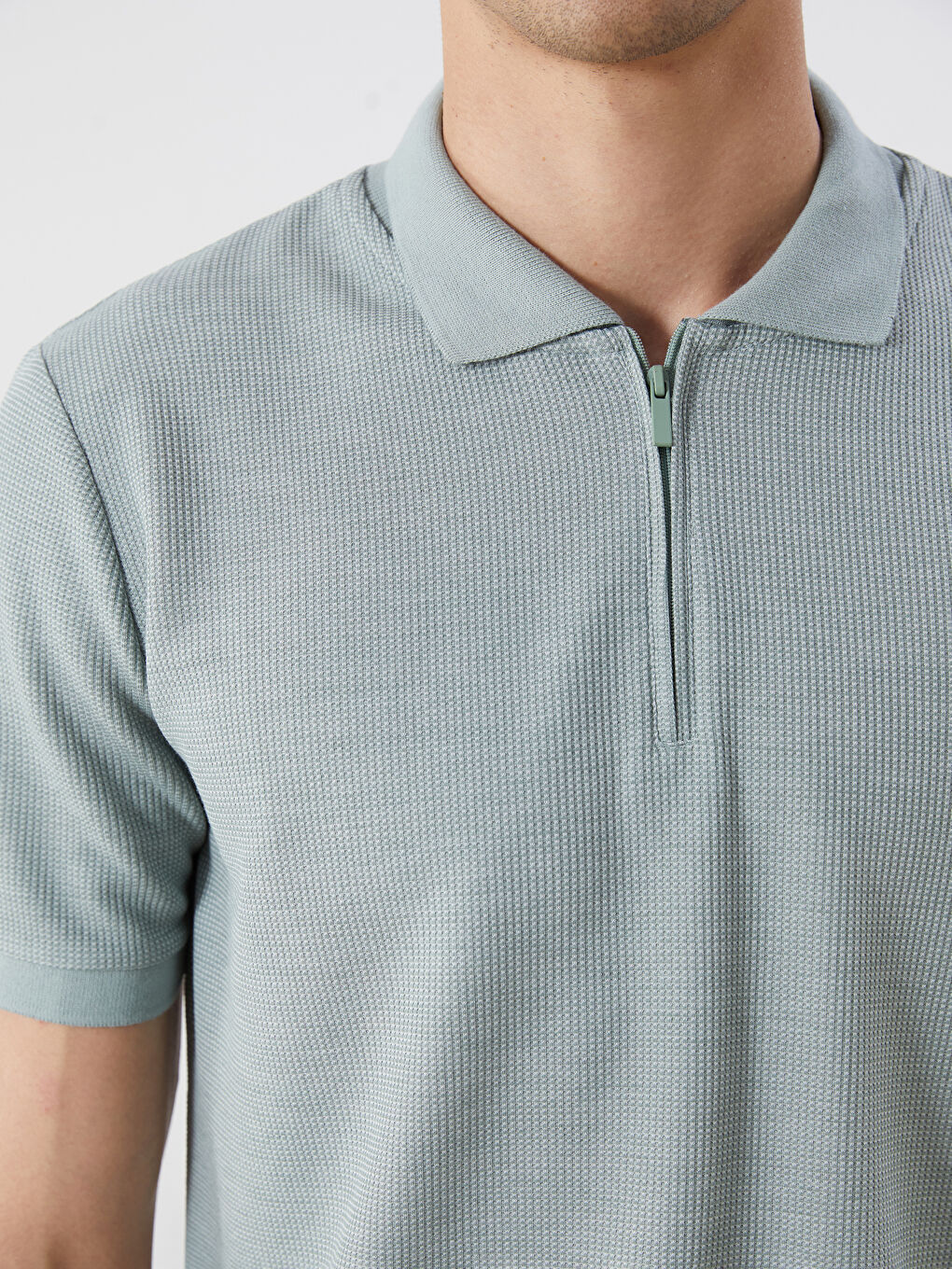 T-shirt pour Hommes en Jersey à Col roulé-2