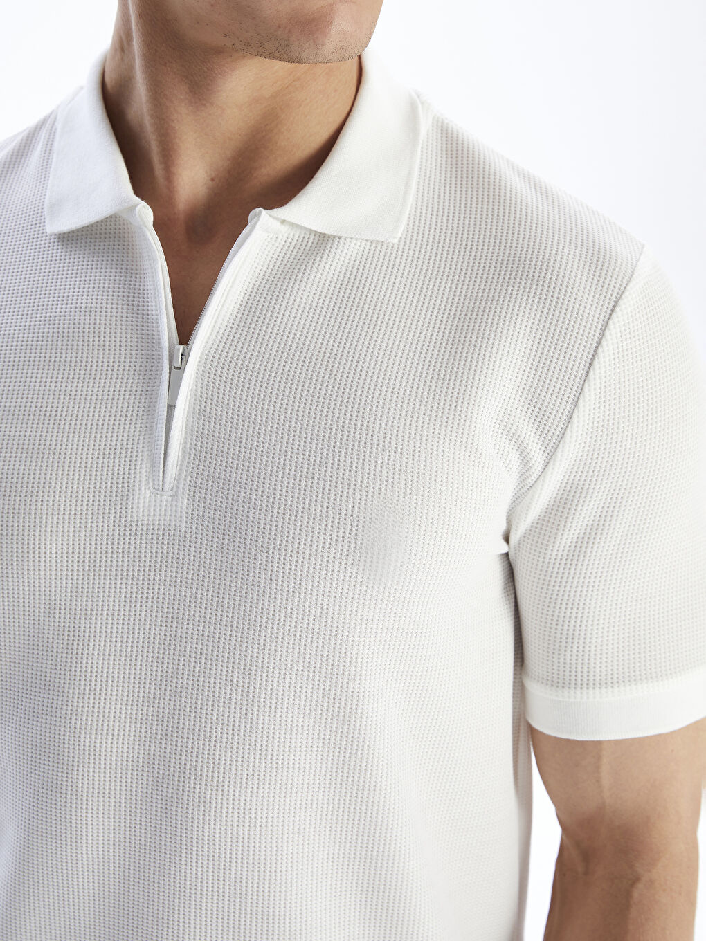 T-shirt pour Hommes en Jersey à Col roulé-2
