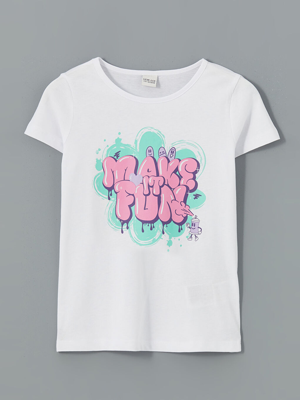 Crew Neck Girls' T-Shirt and Tights -S5HH29Z4-FYT