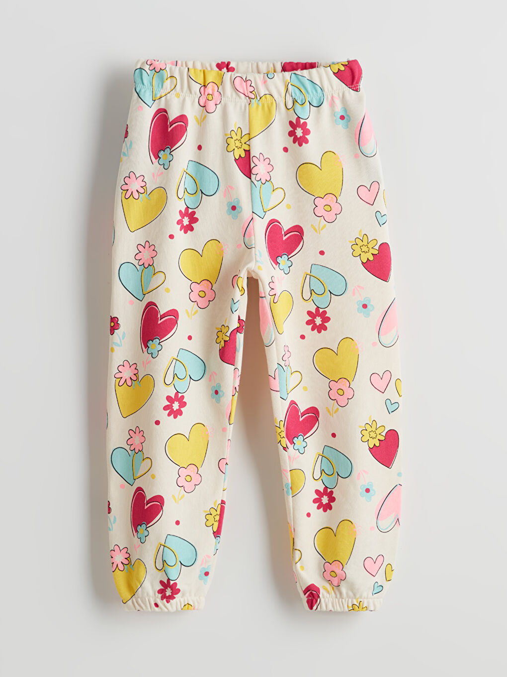 Elastic Waist Printed Girl Jogger Sweatpants