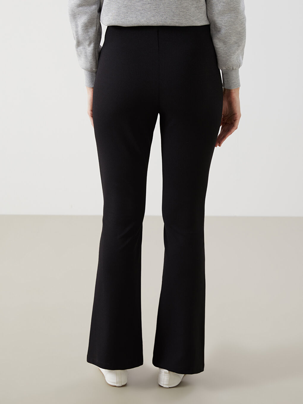 Slim Fit Wide Leg Women's Trousers -S5HH35Z8-RQL