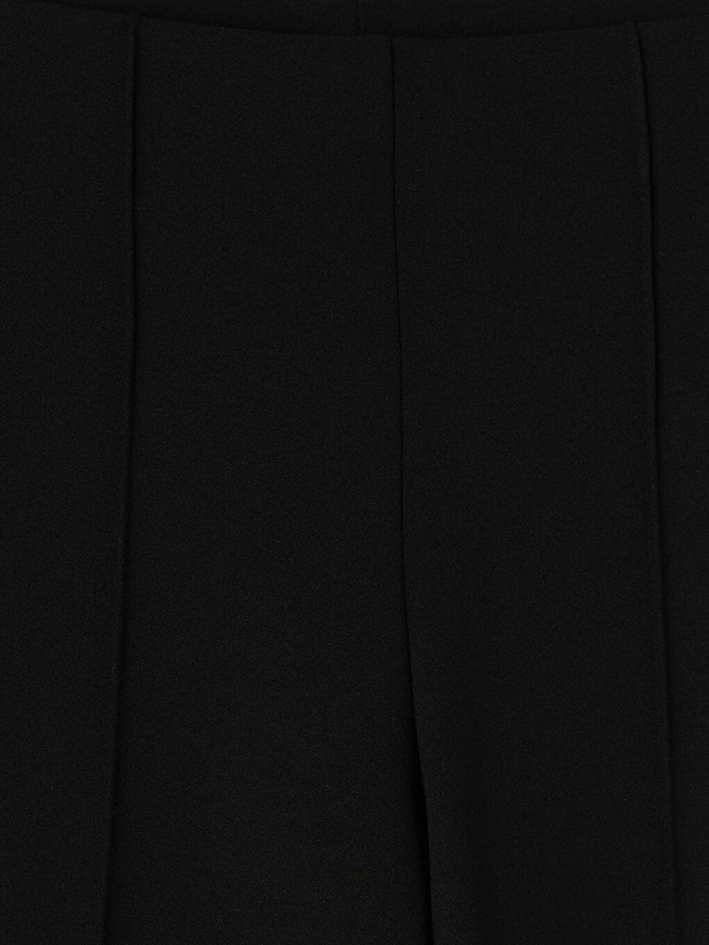 Siyah Loose Fit Geniş Paça Kadın Pantolon-6