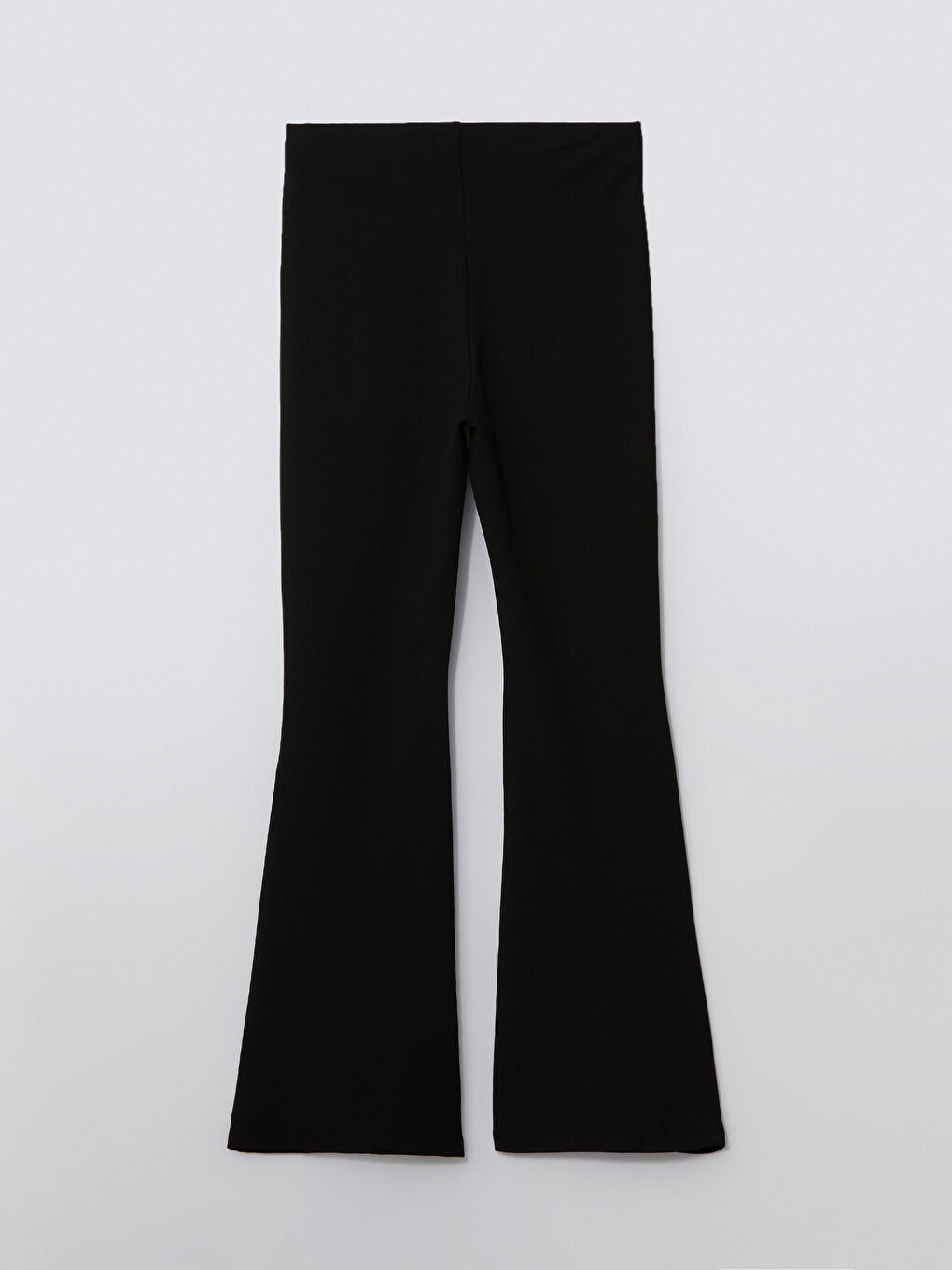 Siyah Loose Fit Geniş Paça Kadın Pantolon-7