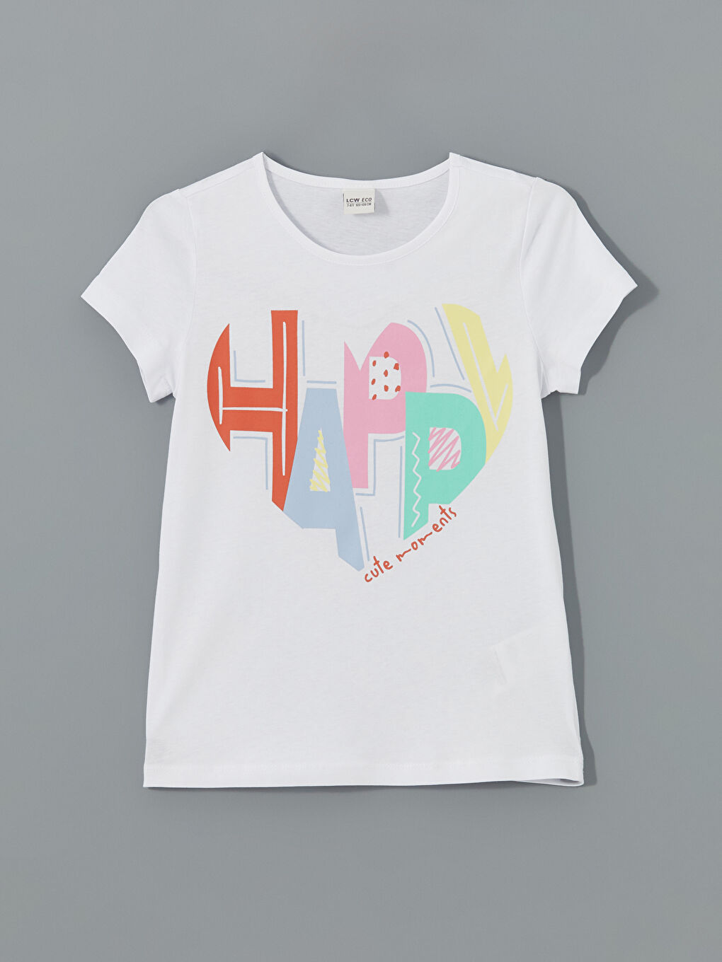 Happy Printed Girls T-Shirt And Leggings -S5HH61Z4-FYT