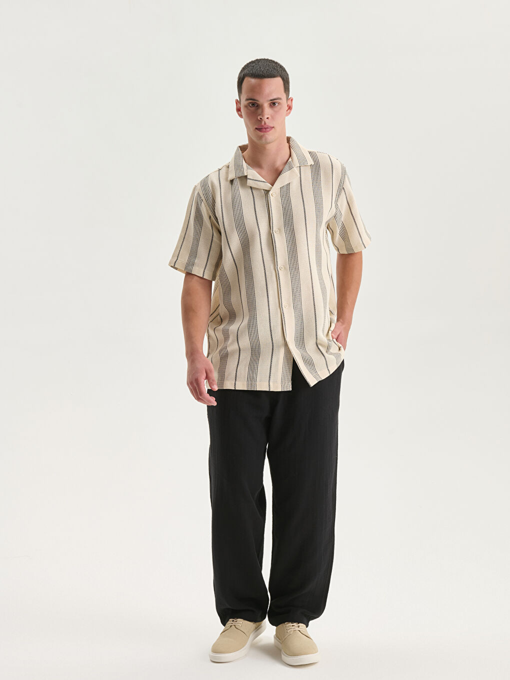 XSIDE Man INDIGO Shirt -S5HH76Z8-LGB