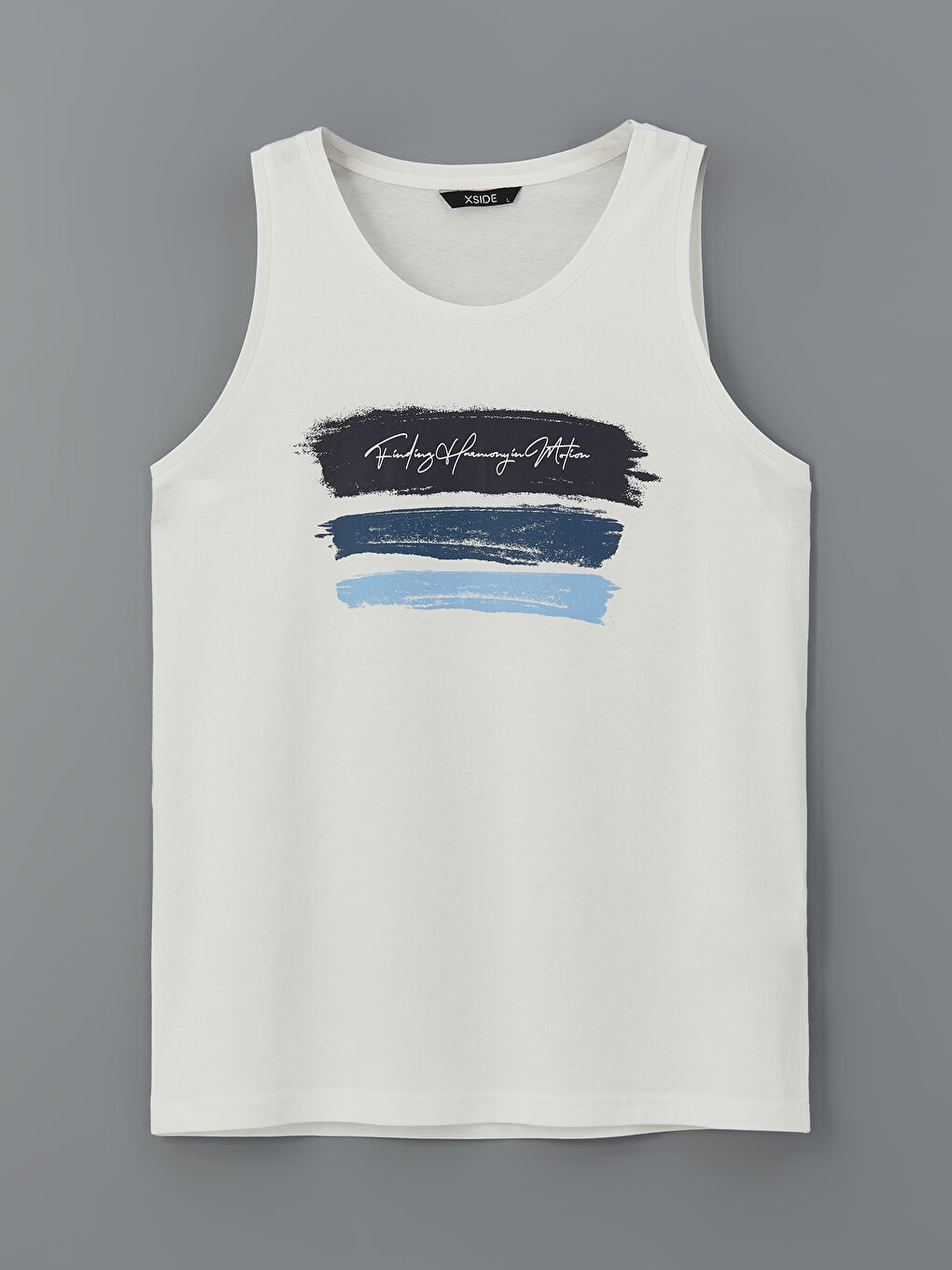 XSIDE Crew Neck Printed Men's Sleeveless T-Shirt -S5HH94Z8-R9J