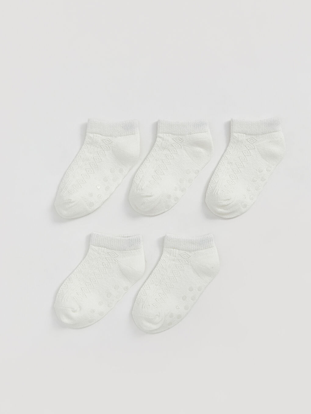 Basic Baby Girls Trainer Socks 5 Pack -S5HI03Z1-FDU