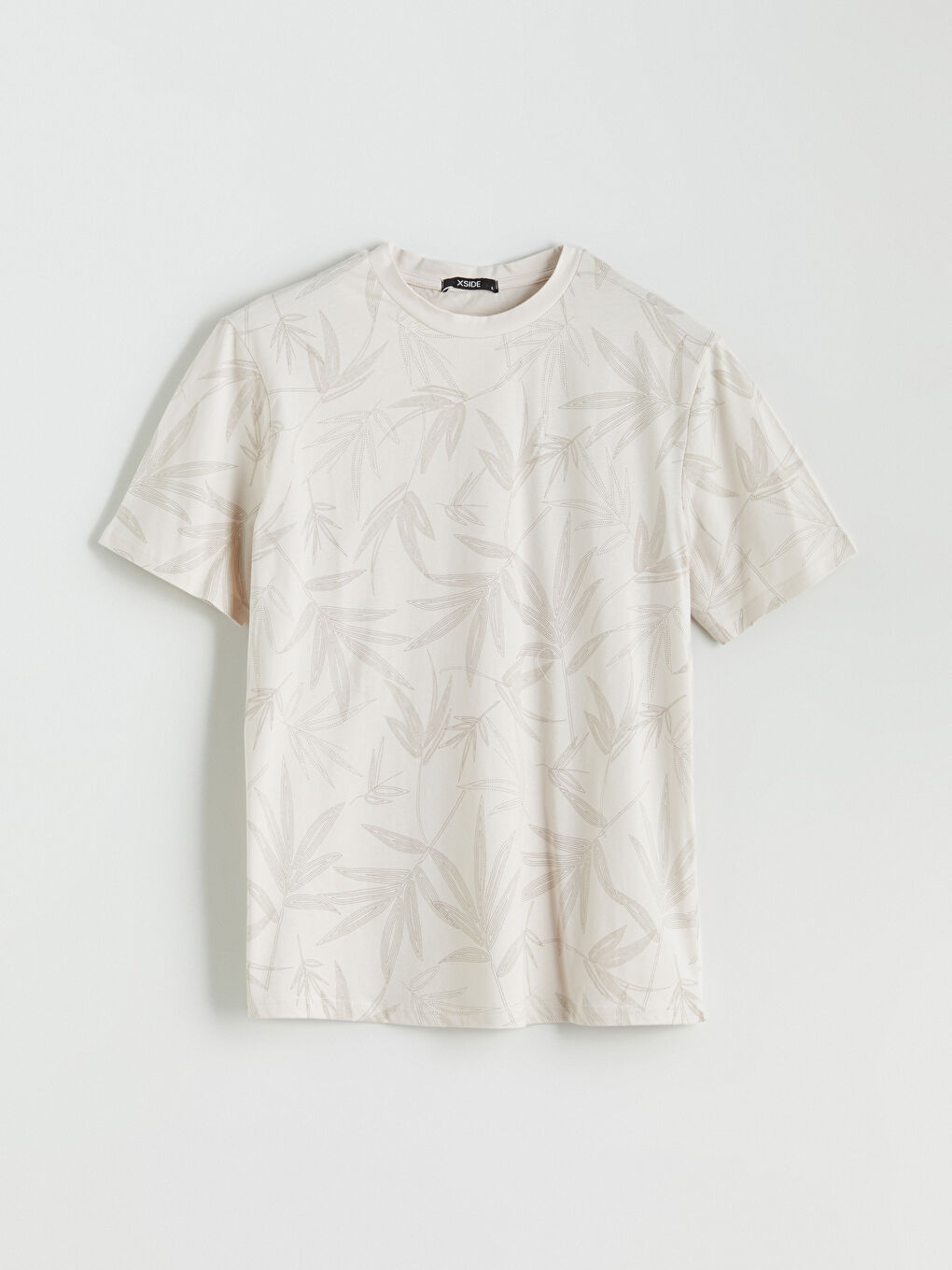 T-shirt en Jersey Imprimé à Col Rond pour Hommes-4