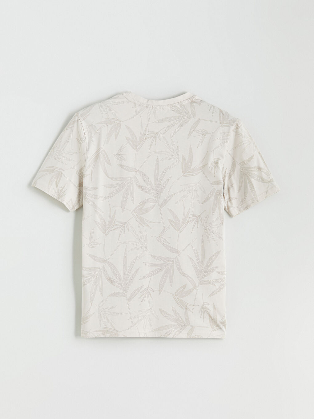 T-shirt en Jersey Imprimé à Col Rond pour Hommes-5