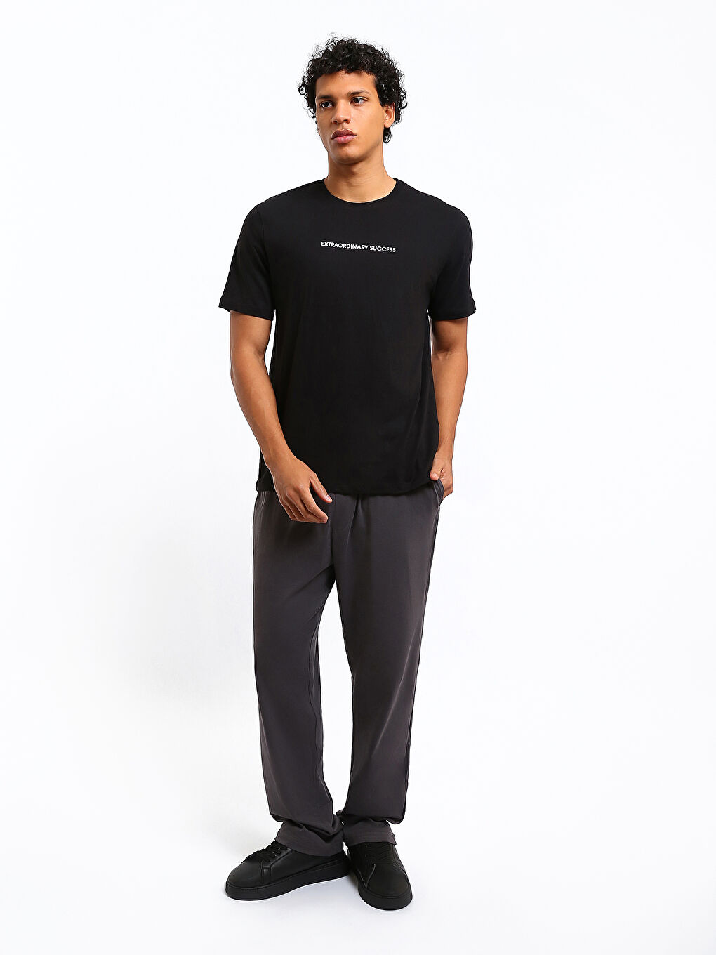 Crew Neck Printed Men's T-Shirt-1