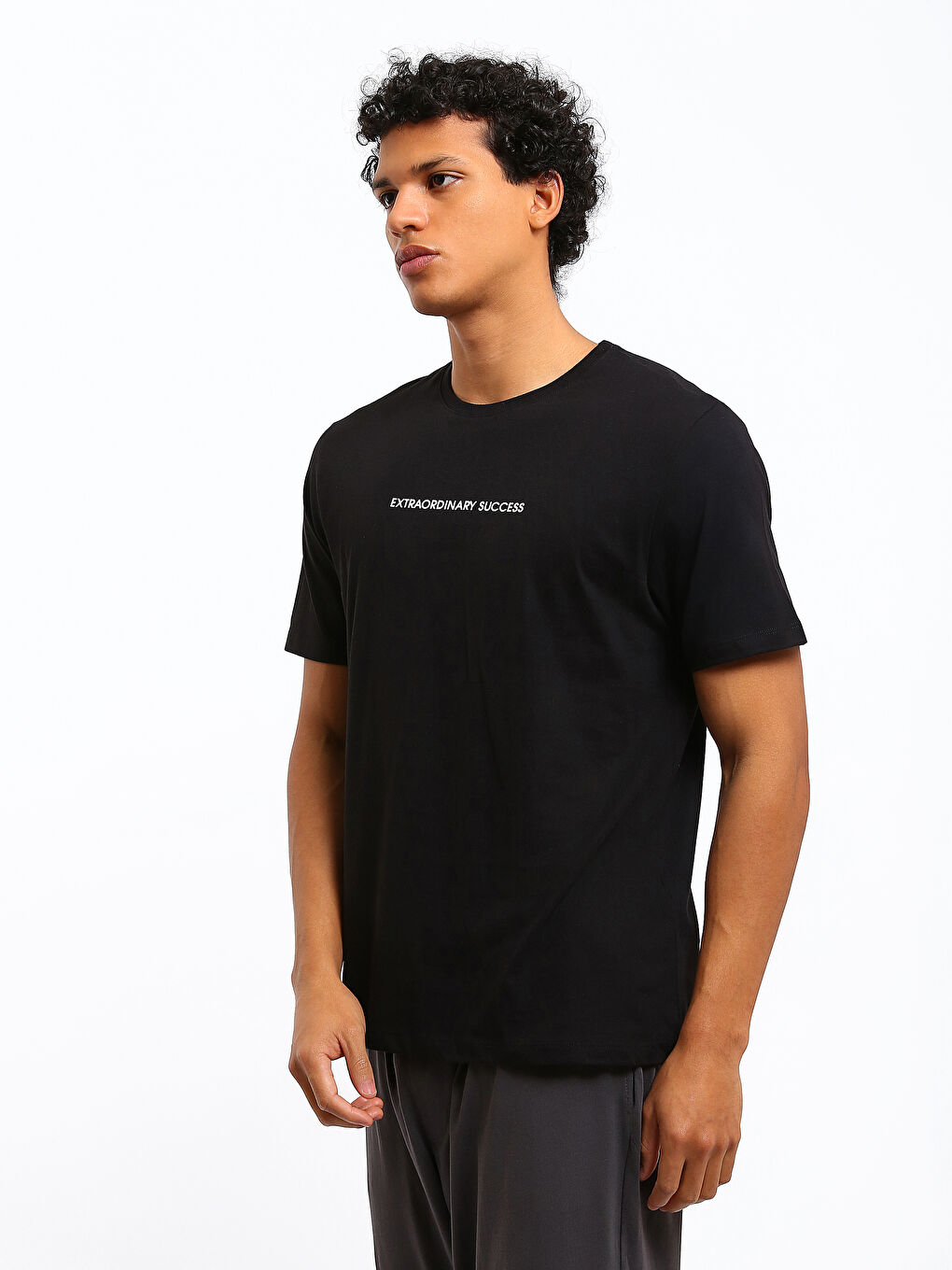 Crew Neck Printed Men's T-Shirt-3