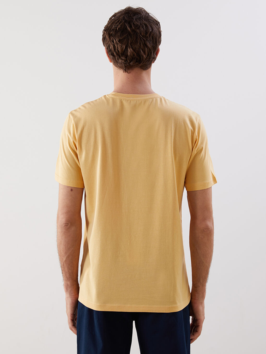 XSIDE Crew Neck Printed Jersey Men's T-Shirt -S5HJ07Z8-Y0D