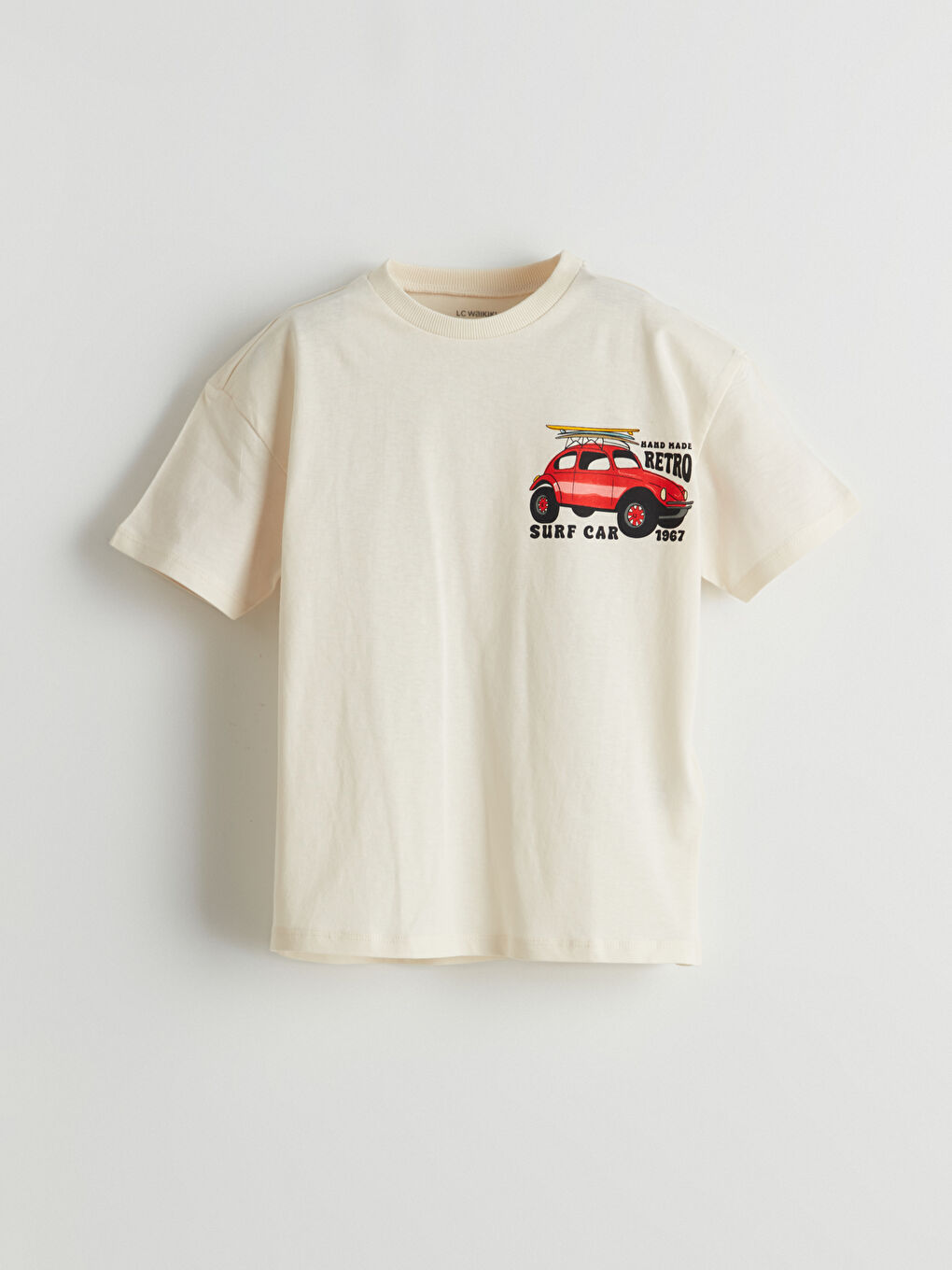 Crew Neck Printed Jersey Baby Boys' T-Shirt -S5HJ14Z1-QVK
