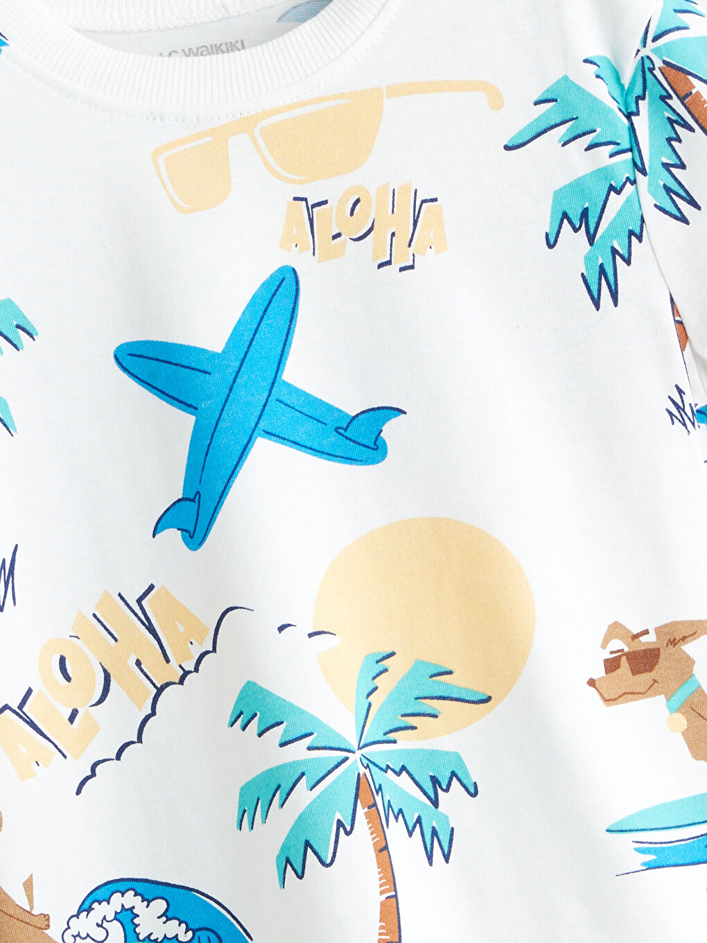 تي شيرت أولاد بطبعة بكول مدور-1