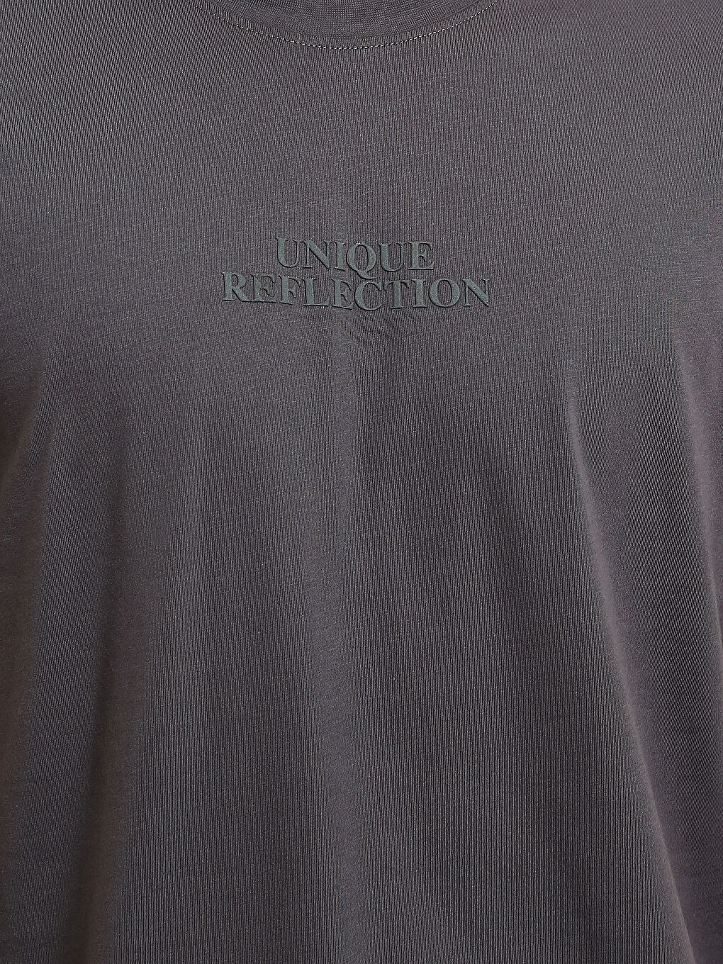 Crew Neck Printed Jersey Men's T-Shirt-2