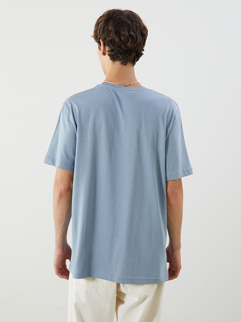 XSIDE Crew Neck Printed Jersey Men's T-Shirt -S5HJ45Z8-VBW