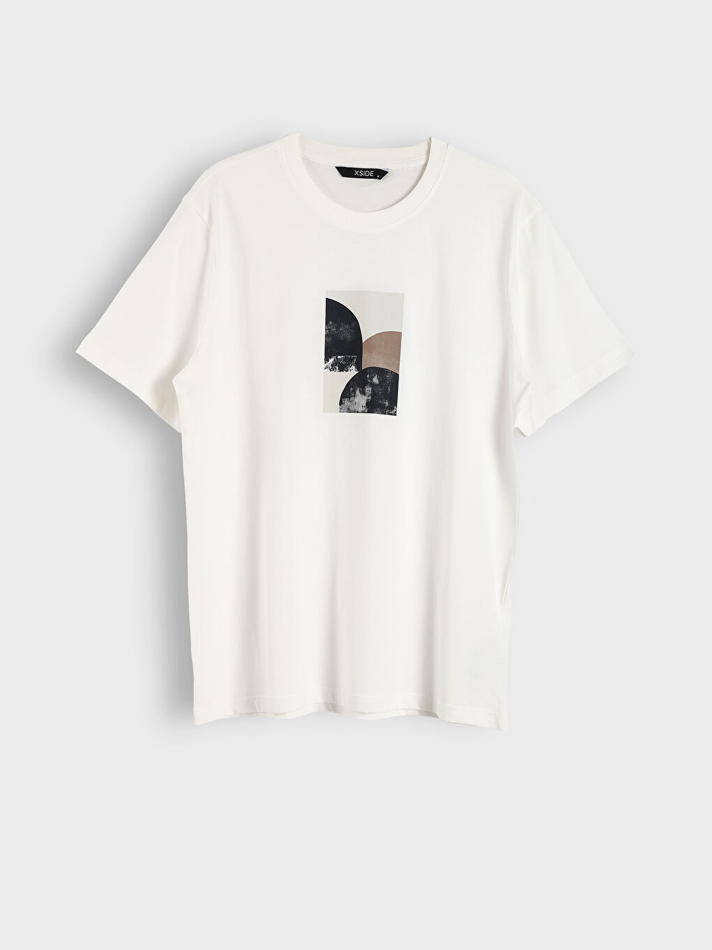 T-shirt Imprimé pour Hommes à Col Rond
