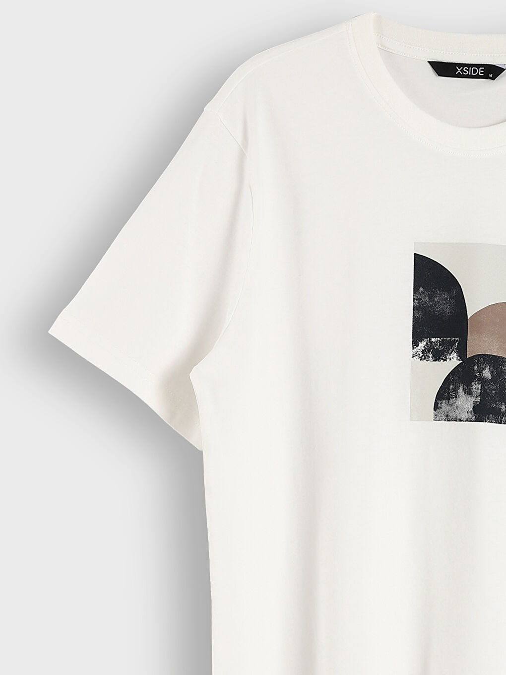 T-shirt Imprimé pour Hommes à Col Rond-3