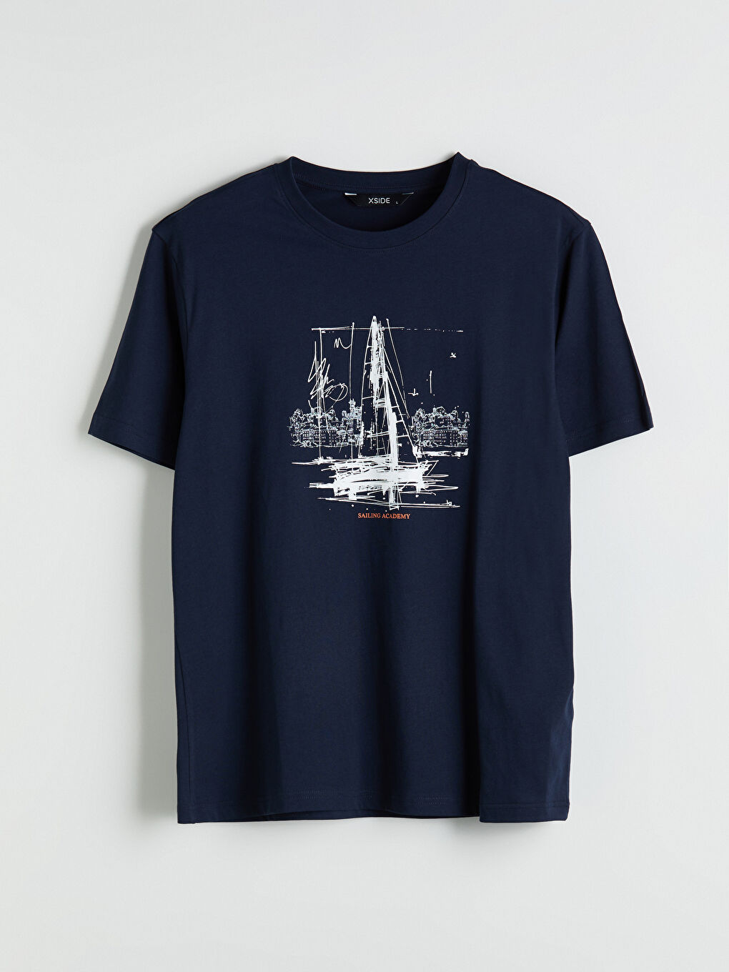 T-shirt en Jersey Imprimé à Col Rond pour Hommes-4