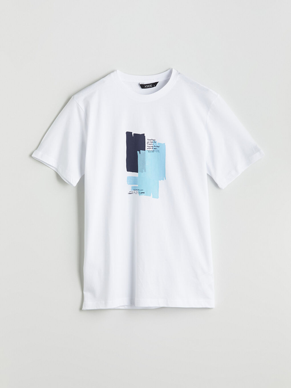 Crew Neck Printed Jersey Men's T-Shirt-4
