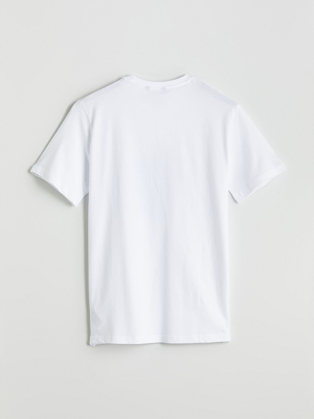 Crew Neck Printed Jersey Men's T-Shirt-5