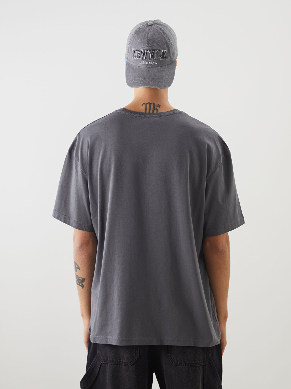XSIDE Crew Neck Printed Jersey Men's T-Shirt -S5HK02Z8-YAN