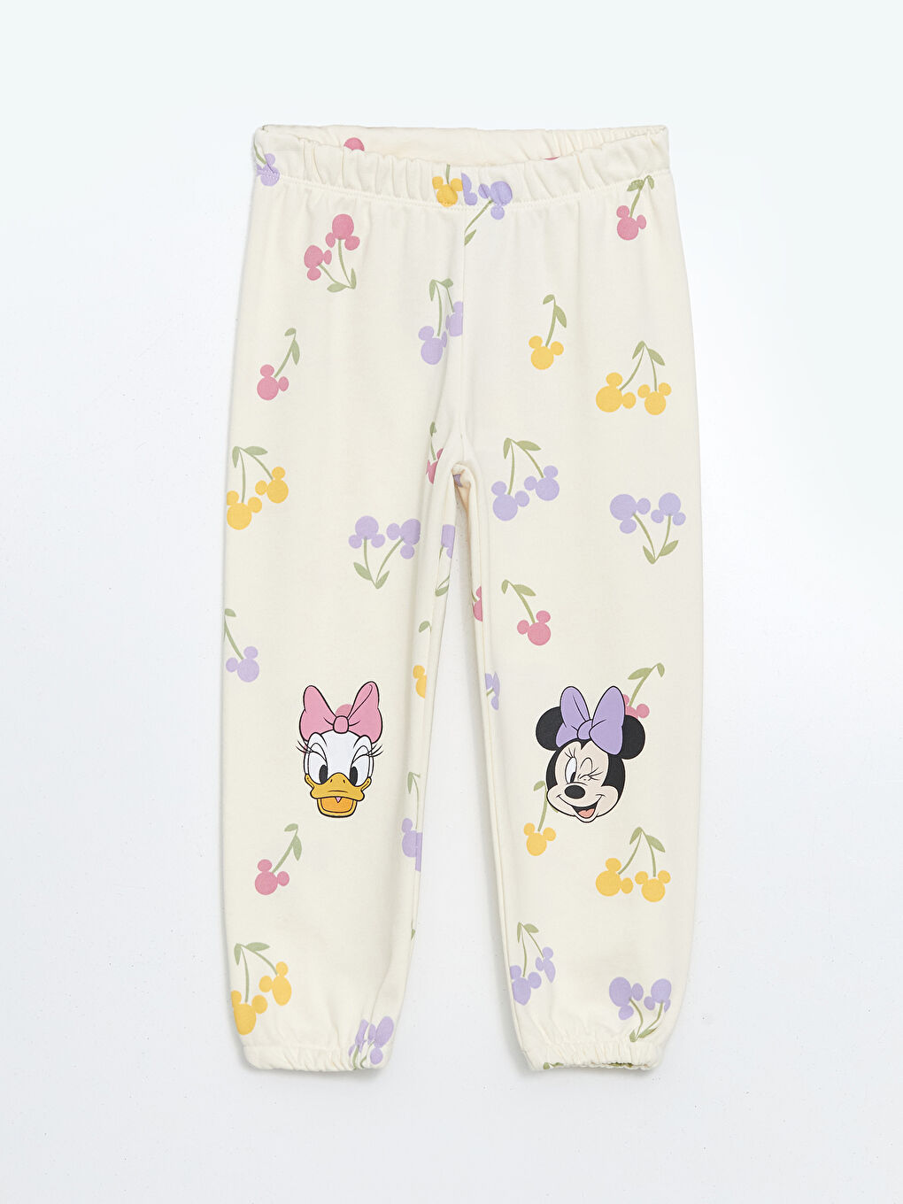 LCW Kids Beli Lastikli Minnie Mouse Baskılı Kız Çocuk Eşofman Alt -S5HK12Z1-LRA