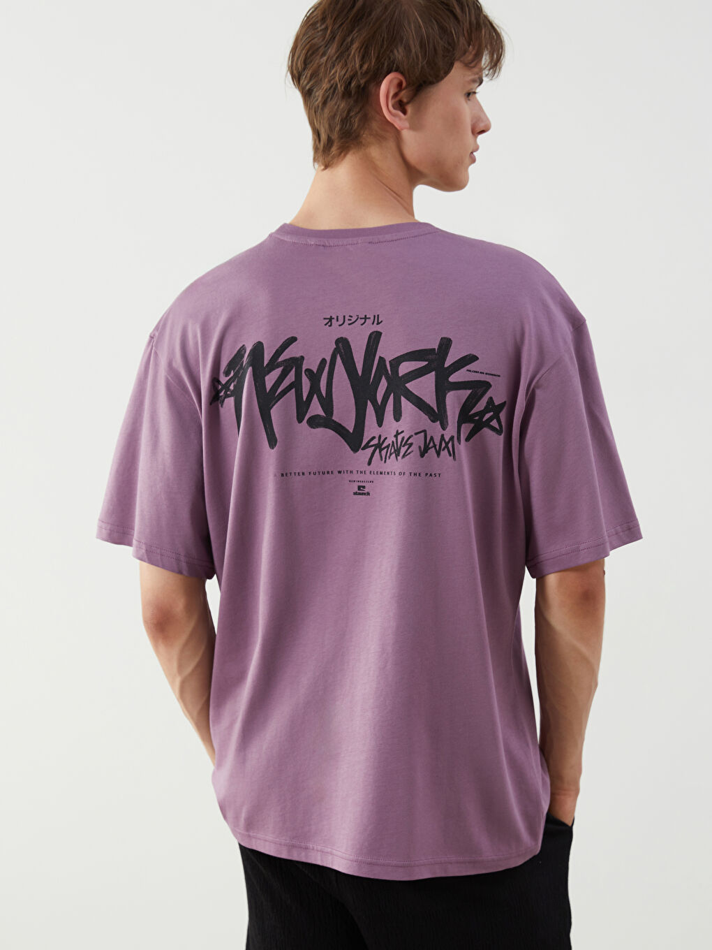 Crew Neck Printed Jersey Men's T-Shirt