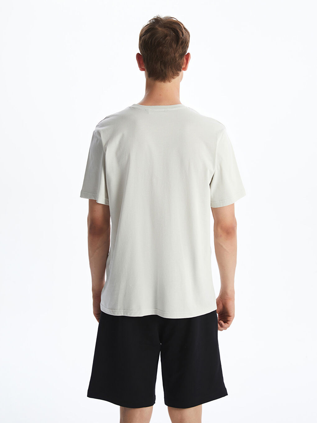 XSIDE Crew Neck Printed Jersey Men's T-Shirt -S5HK14Z8-S36