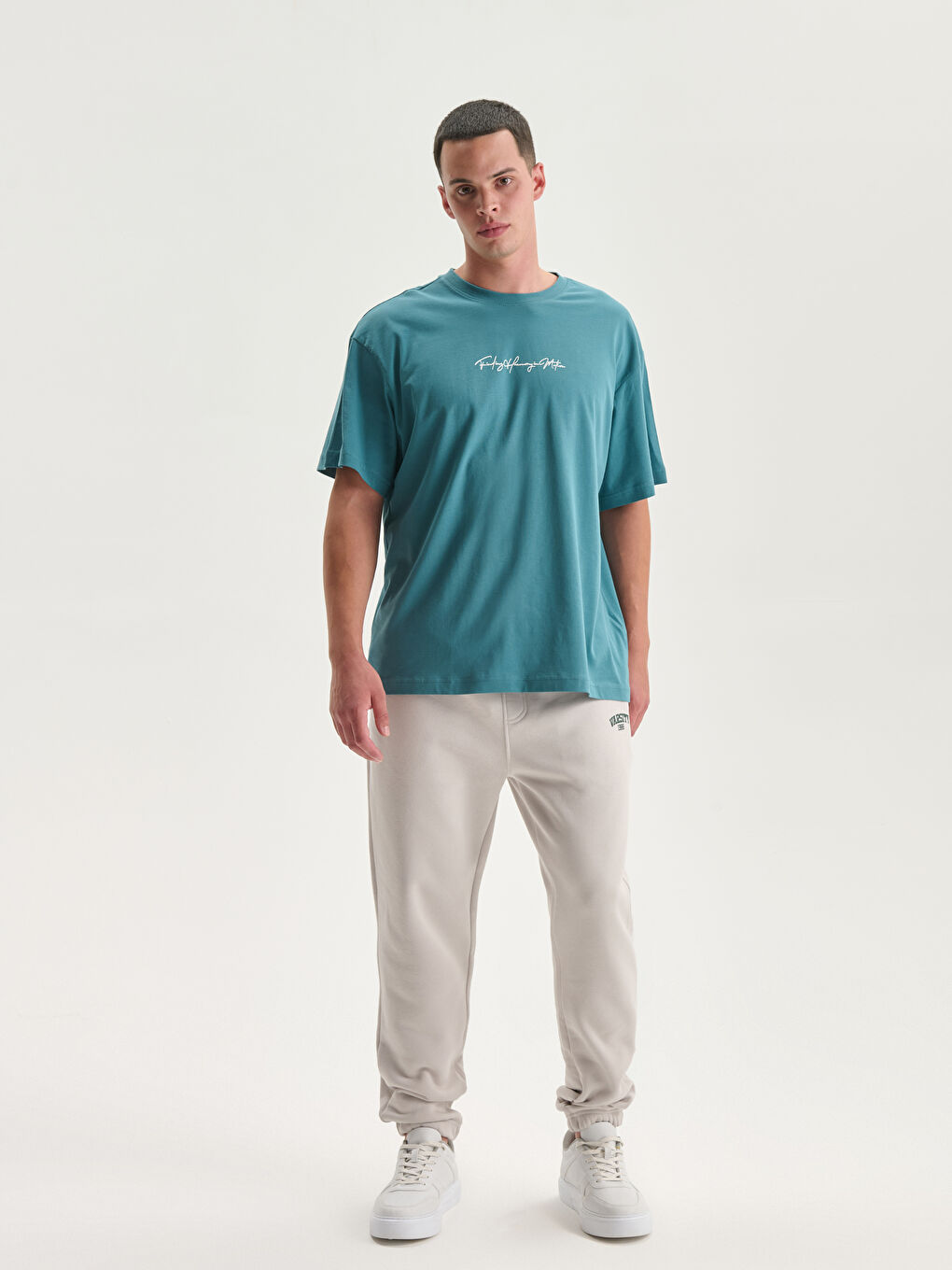 XSIDE Crew Neck Printed Jersey Men's T-Shirt -S5HK22Z8-YFS