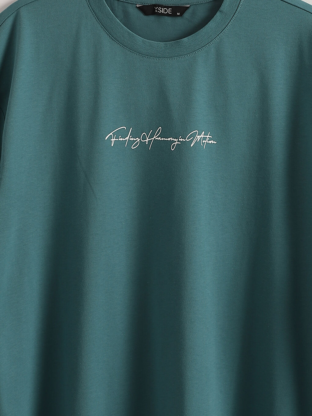 XSIDE Crew Neck Printed Jersey Men's T-Shirt -S5HK22Z8-YFS