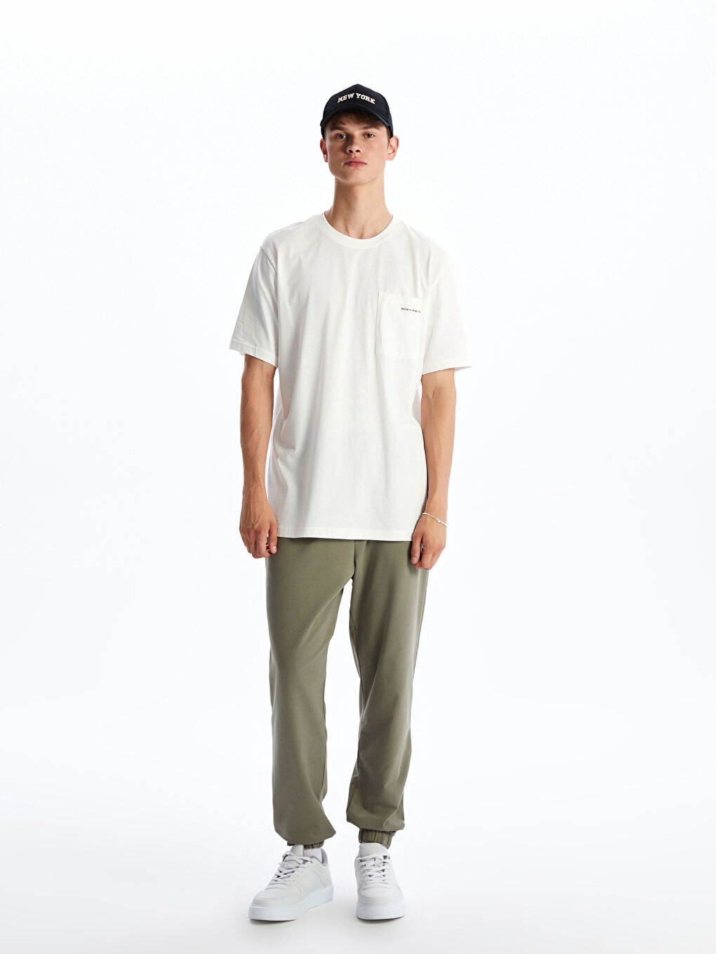 Crew Neck Printed Jersey Men's T-Shirt -S5HK30Z8-EEW