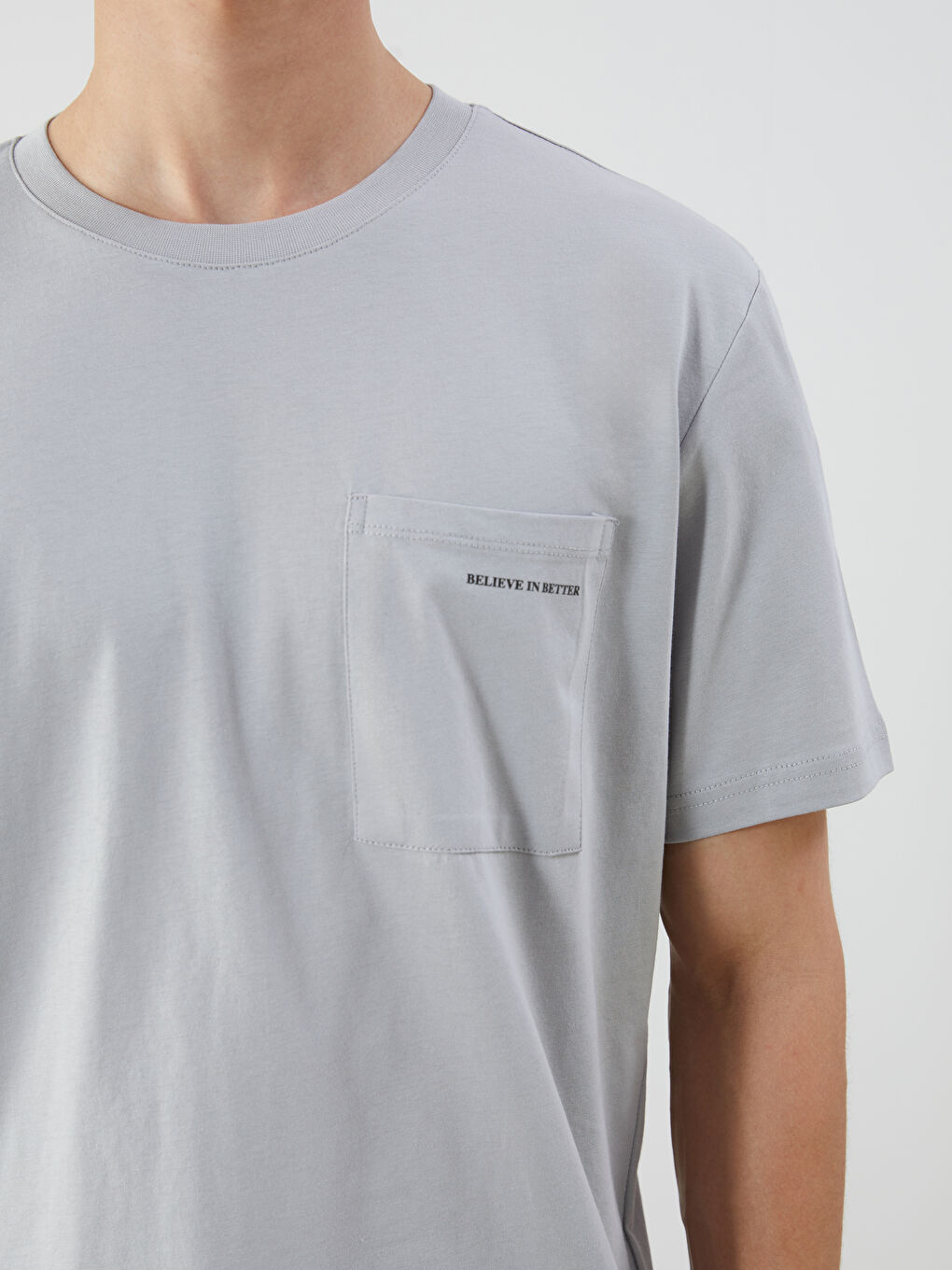 Crew Neck Printed Jersey Men's T-Shirt -S5HK30Z8-Z4A