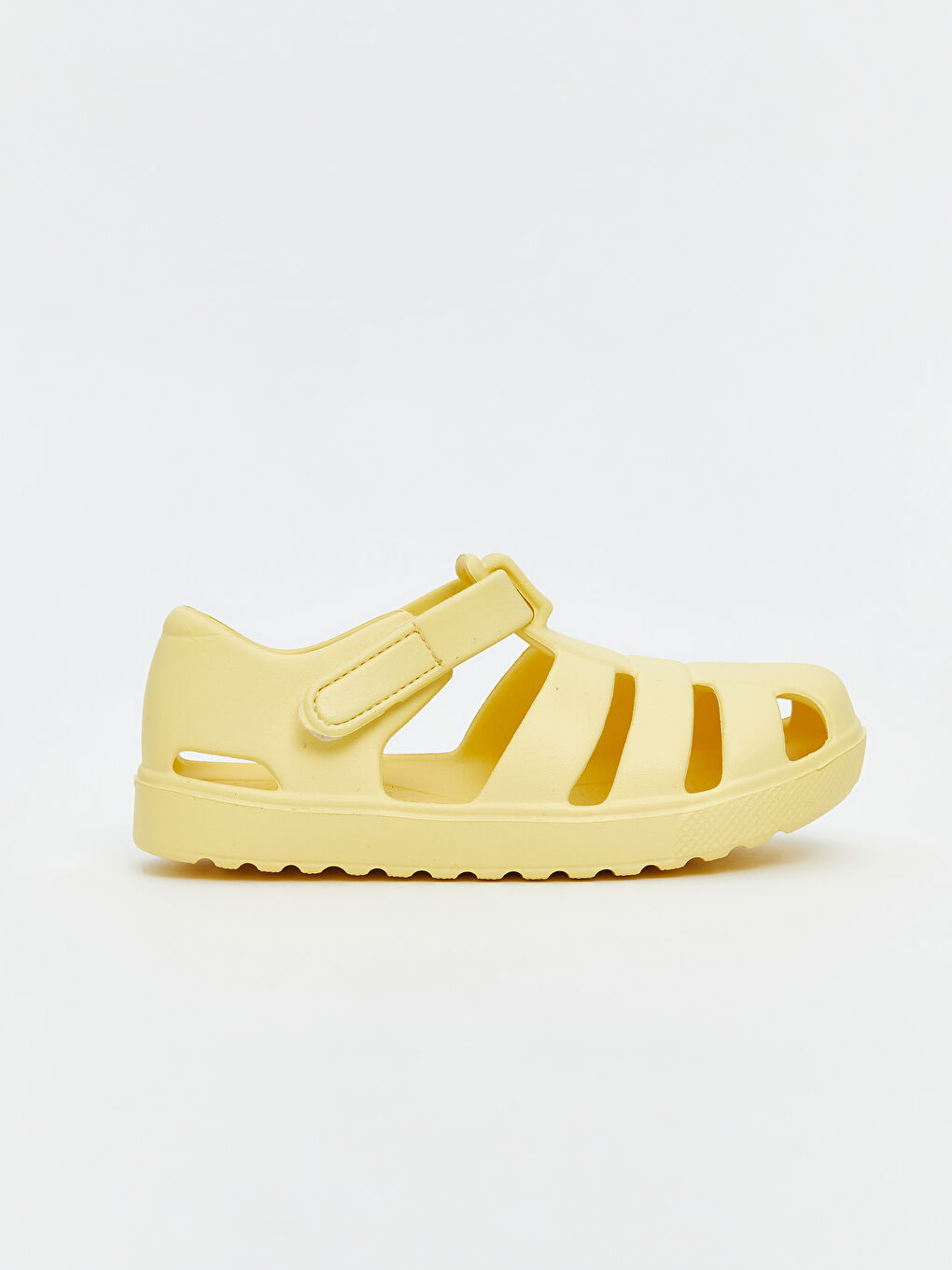 Sarı Cırt Cırtlı Erkek Çocuk Sandalet-1