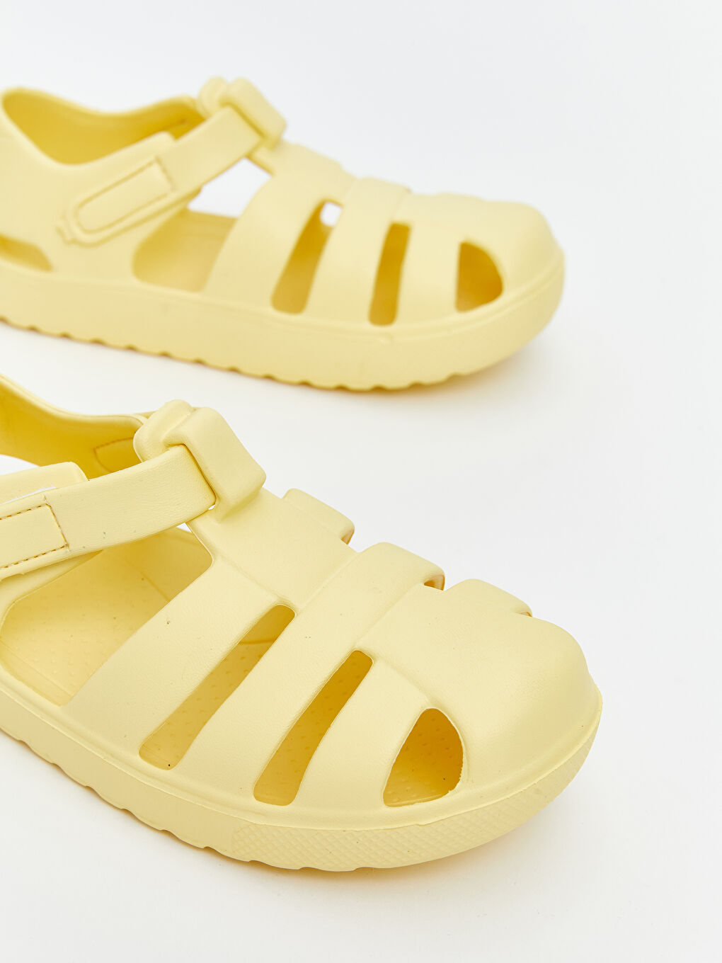Sarı Cırt Cırtlı Erkek Çocuk Sandalet-2