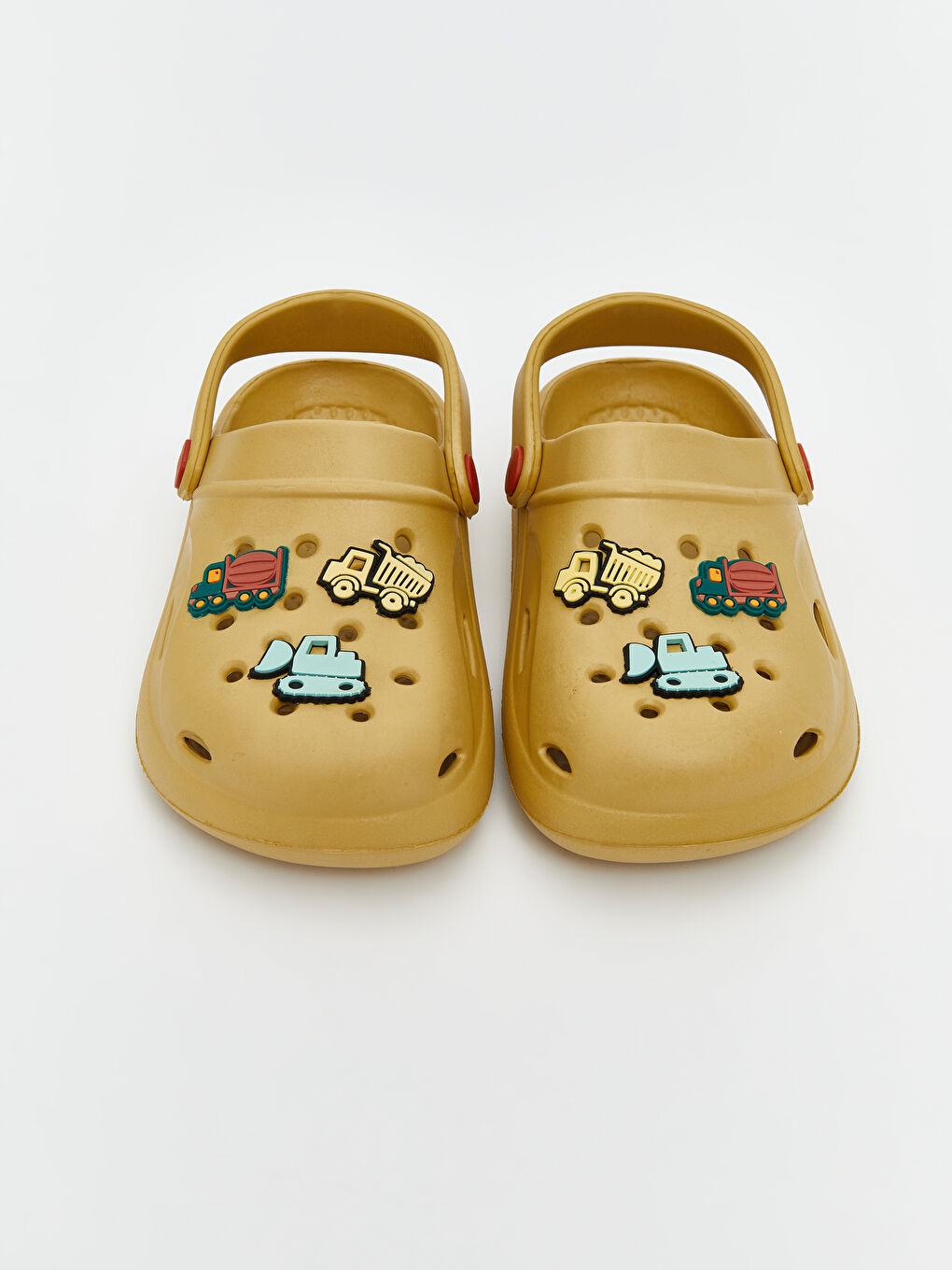 Sarı Baskılı Erkek Çocuk Plaj Sandaleti-2