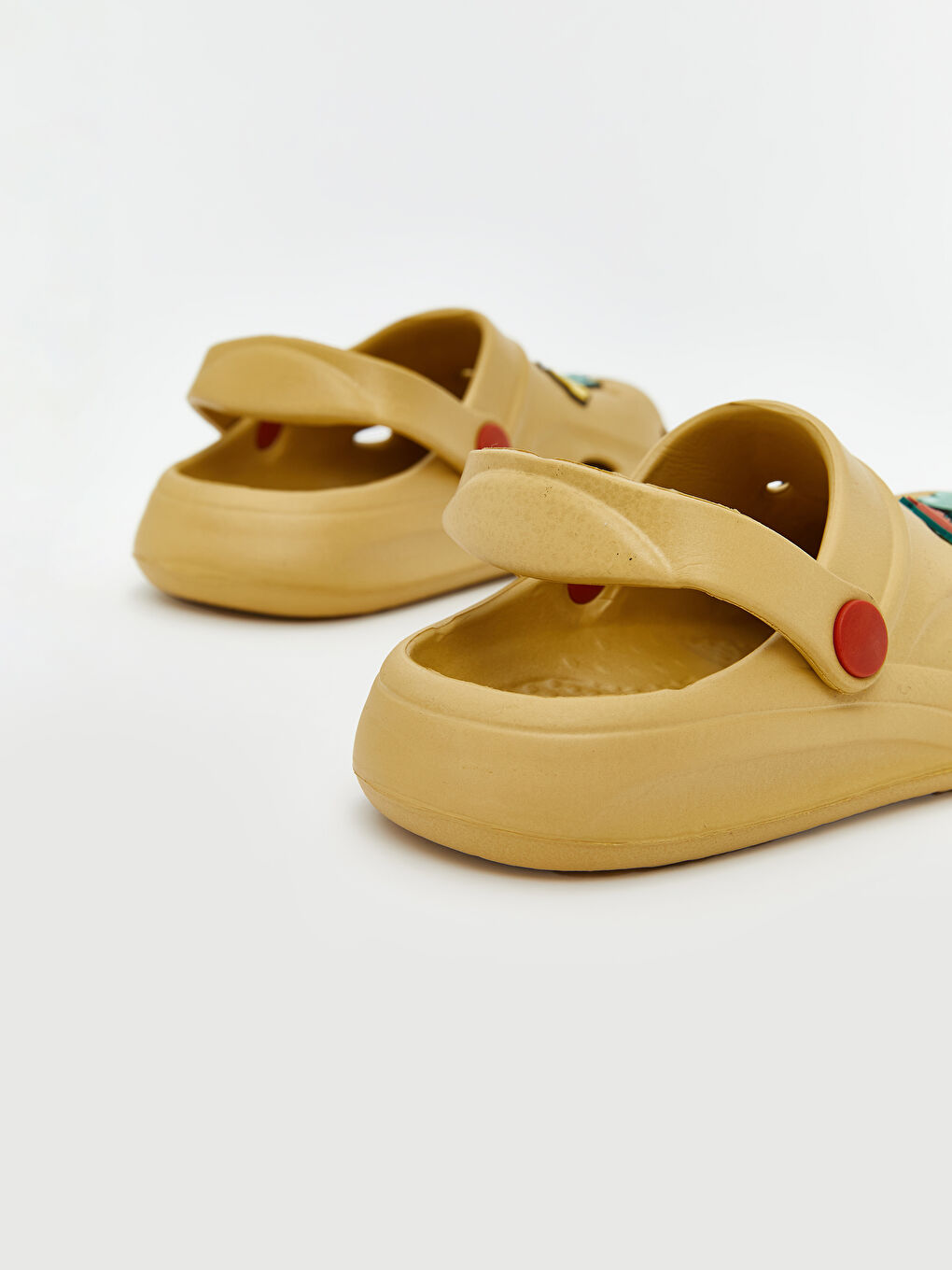 Sarı Baskılı Erkek Çocuk Plaj Sandaleti-4
