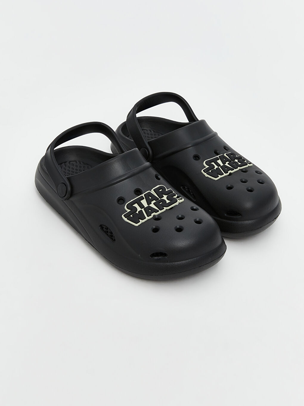 Antrasit Star Wars Baskılı Erkek Çocuk Plaj Sandaleti