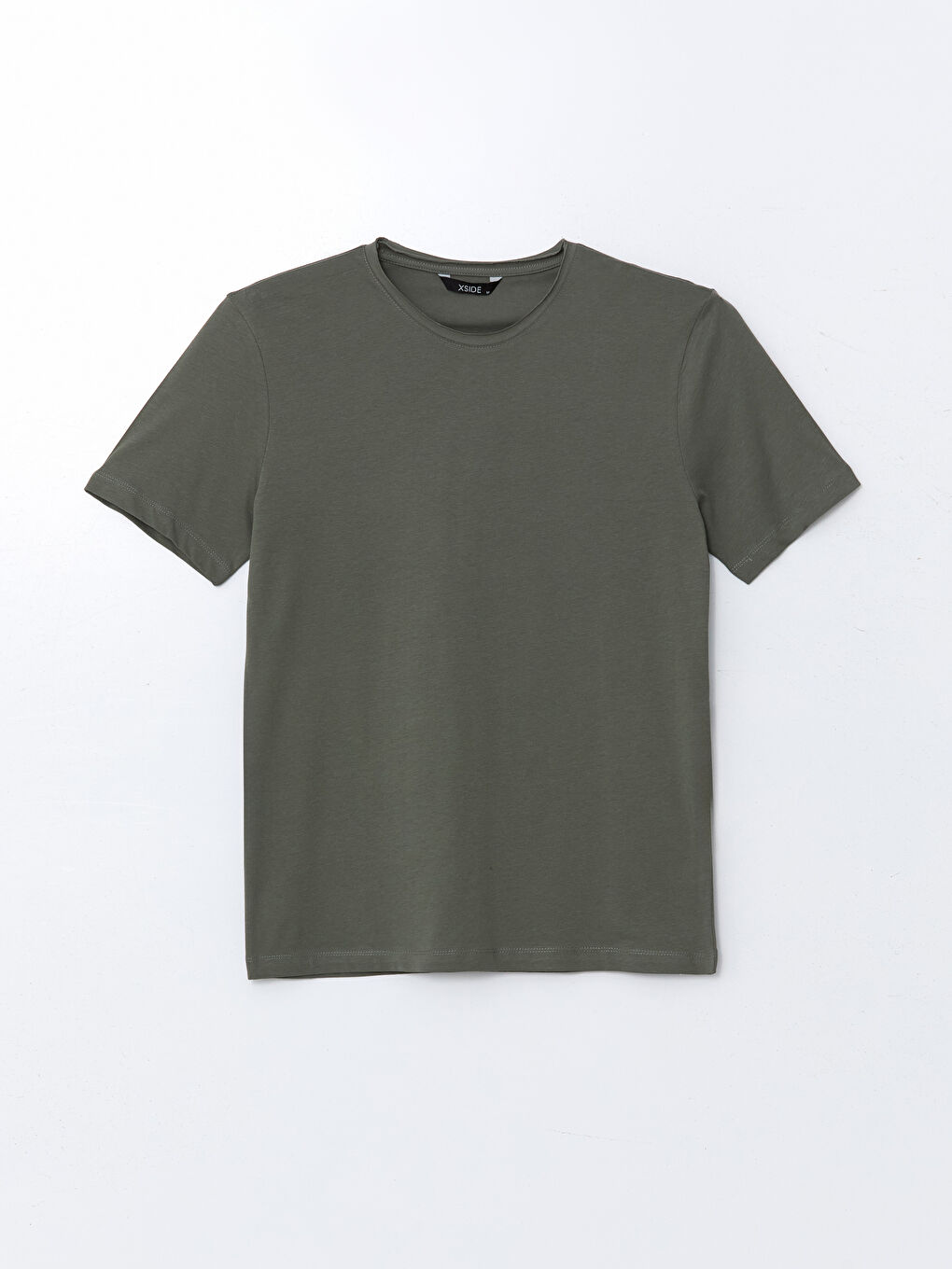Crew Neck Plain Men's T-Shirt -S5HK66Z8-YRN